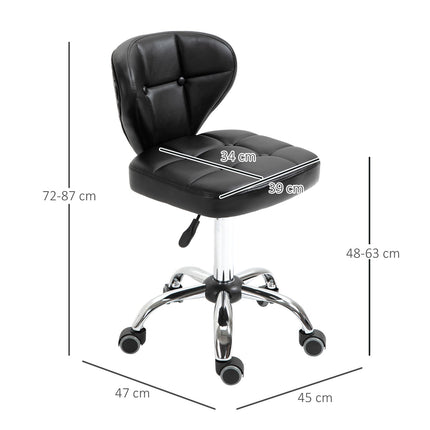 Set of 2 dark gray swivel wheelchairs, adjustable height