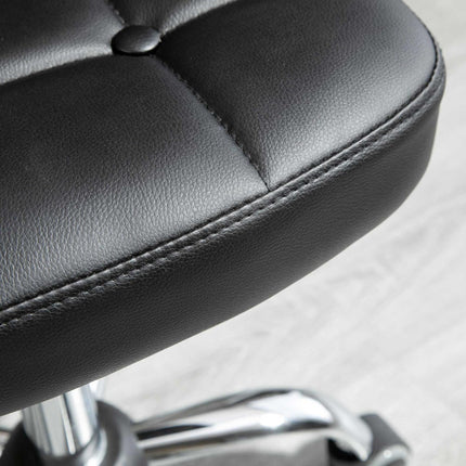 Set of 2 dark gray swivel wheelchairs, adjustable height