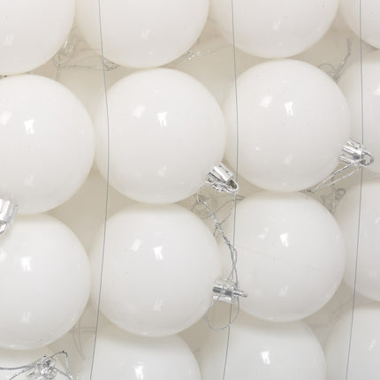 Set of 100 Glossy Christmas Tree Baubles