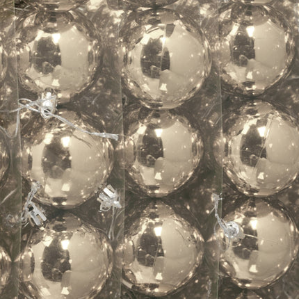 Set of 100 Glossy Christmas Tree Baubles