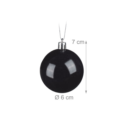 Set of 100 Glossy Christmas Tree Baubles