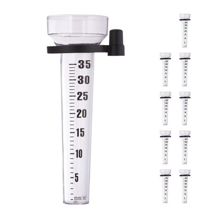 Set of 10 rain gauges