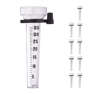 Set of 10 rain gauges