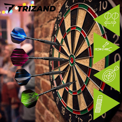 Set of 12 darts / darts + accessories Trizand 21629