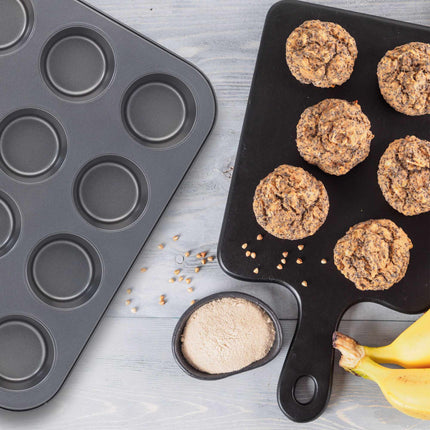 Set of 12 muffin tins in a set of 2