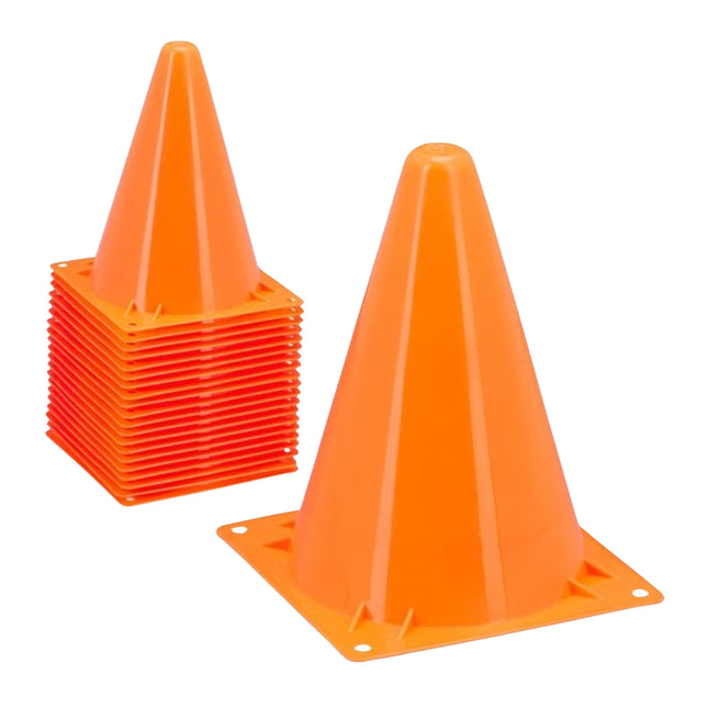 Set van 20 oranje sportkegels