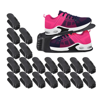 Set of 20 shoe shelves