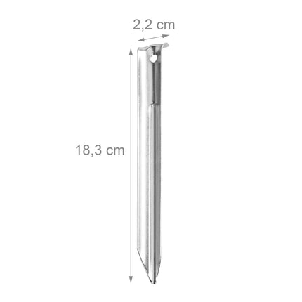 Set of 20 tent pegs