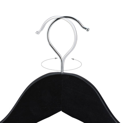 Set of 20 wooden clothes hangers for children