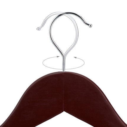 Set of 20 wooden clothes hangers for children
