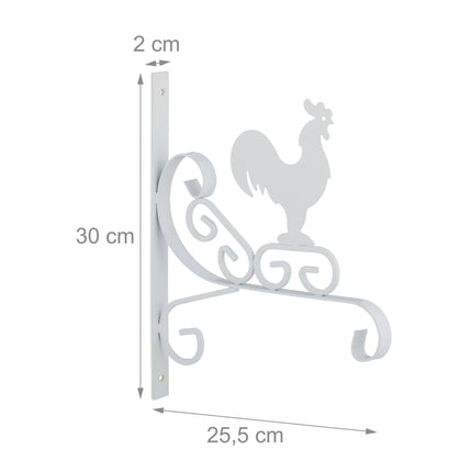 Set of 2 Hanging Basket Brackets