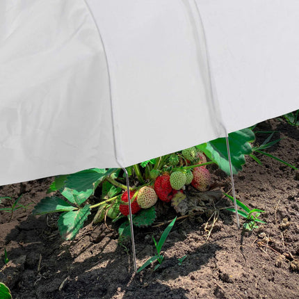 Set of 2 PVC Grow Tunnels 3.4 m