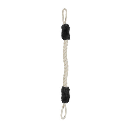 Set of 2 Rope Door Stoppers in Black