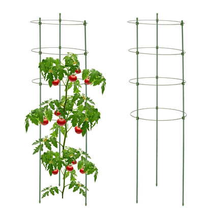 Set of 2 Round Green Trellis, 91 cm