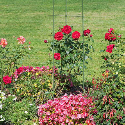 Set of 2 Round Green Trellis, 91 cm
