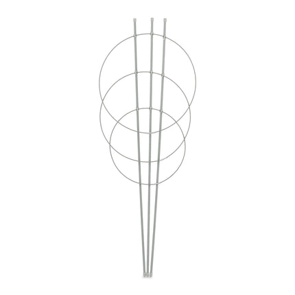 Set of 2 Round Grey Trellises, 76 cm
