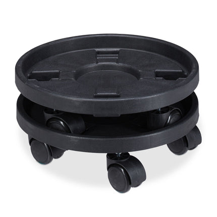 Set of 2 Small Plastic Plant Rollers