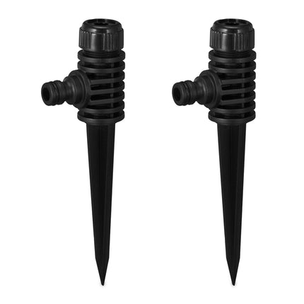 Set of 2 Spike Sprinklers in Black