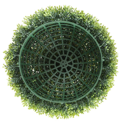 Set van 2 kunstplanten buxusballen 40 cm kunstplanten, kunststof kunstplanten buxusballen, nepplant voor woonkamer, slaapkamer, kantoor, tuin, moderne decoratie cadeau