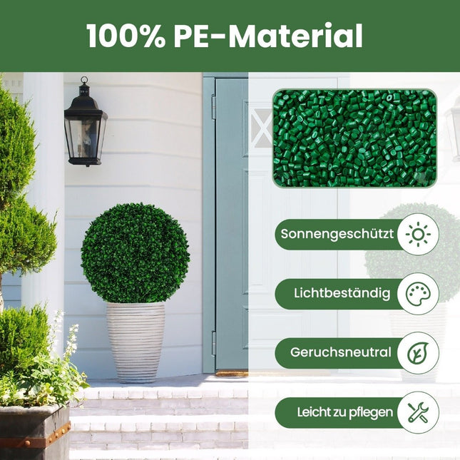 Set of 2 boxwood balls 52 cm boxwood balls UV-resistant topiary artificial plant dark green
