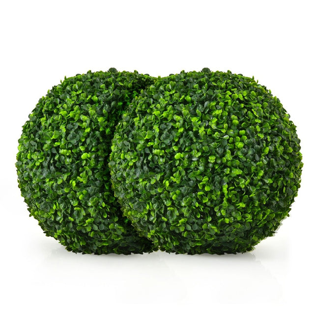 Set of 2 boxwood balls, boxwood balls, UV-resistant topiary, artificial plant, decorative plant