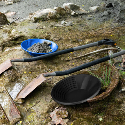 Set of 2 gold mining pans
