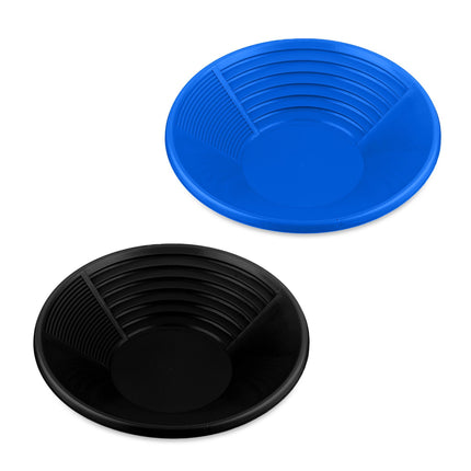 Set of 2 gold mining pans