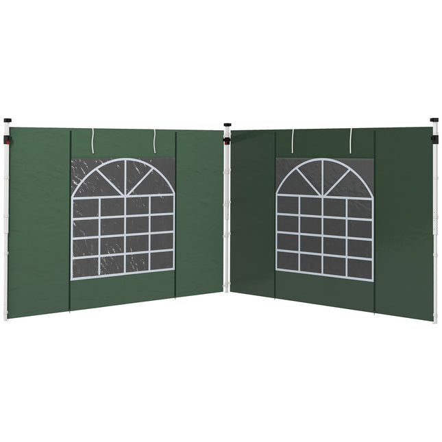 Pavilion side panels 3x3/3x6m, Waterproof, Green