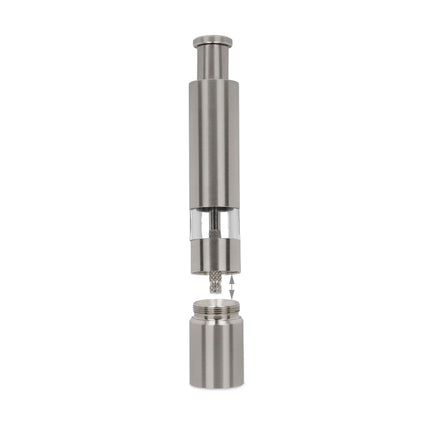 Set of 2 stainless steel spice grinders