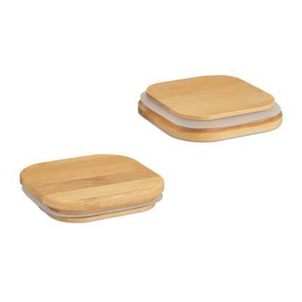 Set of 3 Storage Jars with Lids 1500 ml