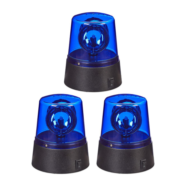 Set of 3 blue LED lights