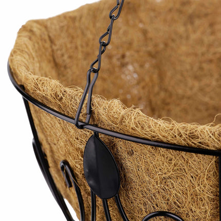 Set of 3 hanging lamps incl. coconut paste
