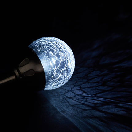 Set of 3 round solar cell lamps