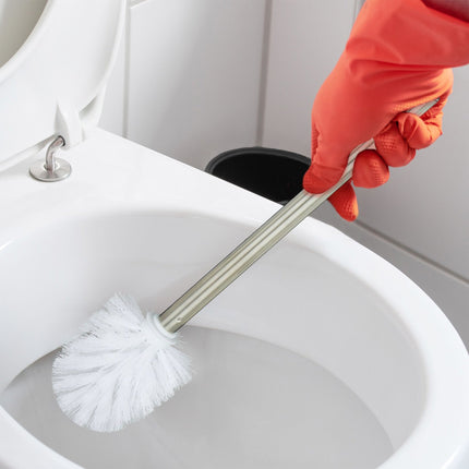Set of 3 toilet brushes white
