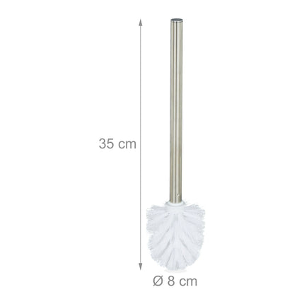 Set of 3 toilet brushes white