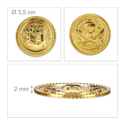 Set of 48 gold coins