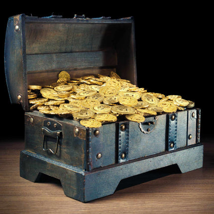 Set of 48 gold coins