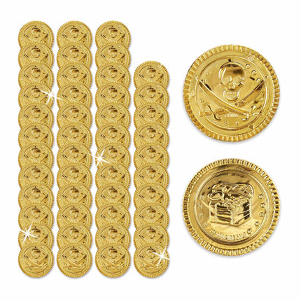 Set of 48 gold coins