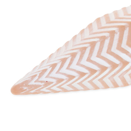 Set of 4 Clay Watering Spikes Zig-Zag