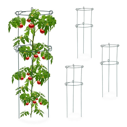 Set of 4 Plant Support Grow Rings