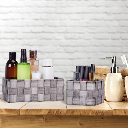 Set of 4 Plastic Storage Baskets