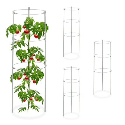 Set of 4 Round Tomato Support, 60 cm