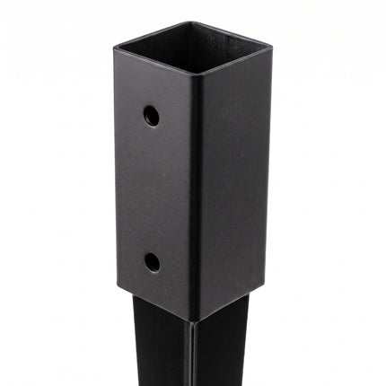 Set of 4 Stainless Steel Drive-In Post Sockets, 81 x 750 mm