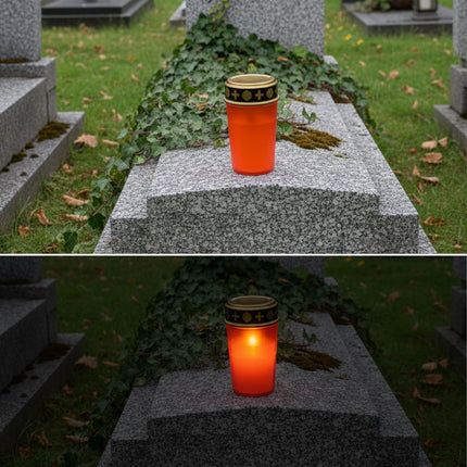 Set of 4 Weatherproof LED Grave Lights