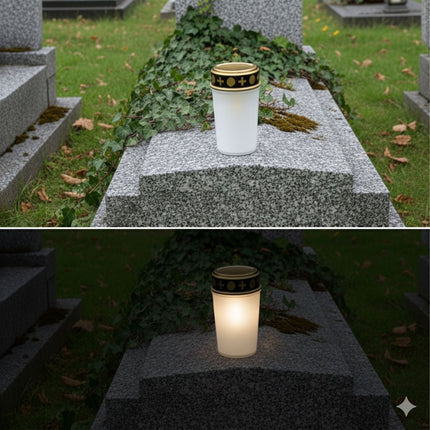 Set of 4 Weatherproof LED Grave Lights