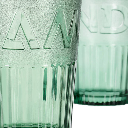 Set of 4 drinking glasses with handles