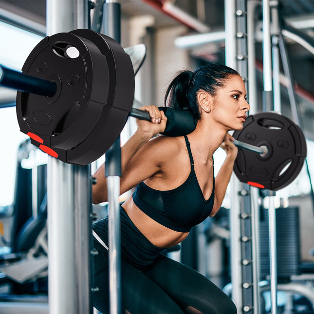 Dumbbell Weight Set, 2 x 2.5kg/5kg, 2.5cm Bar compatible