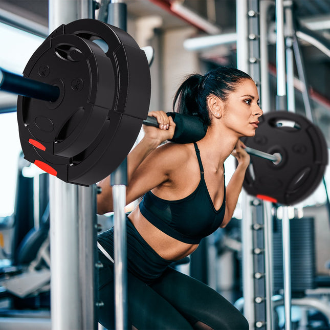 Weight set black dumbbell, 4-pack – 2x5kg, compatible Ø30mm