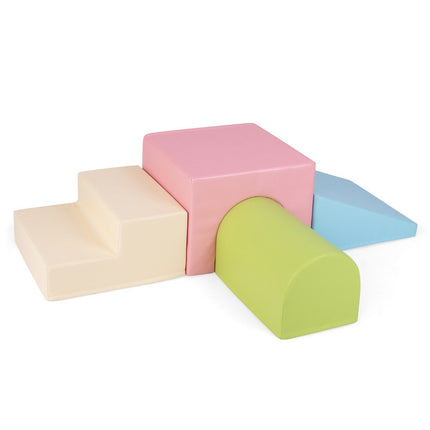 Set of 4 foam play set climbing & crawling foam blocks construction toy set