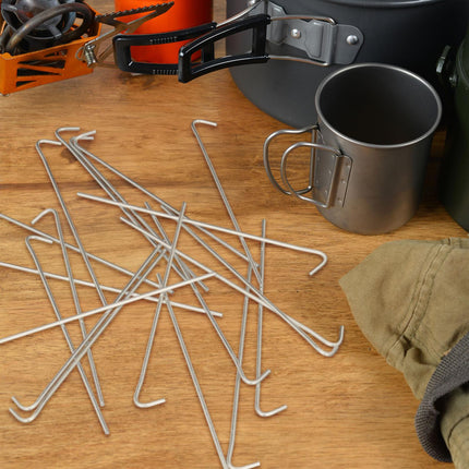 Set of 50 tent pegs